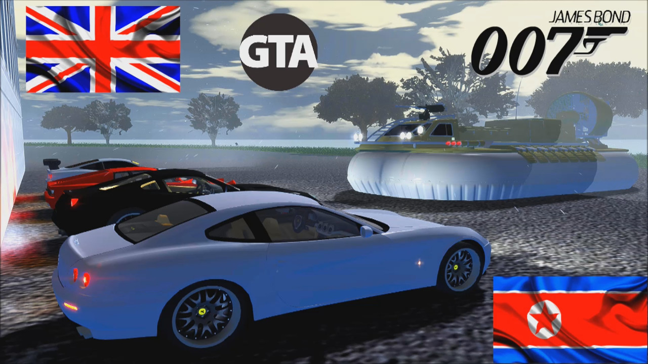 007 HoverCraft Die Another Day Movie Mod GTA 4