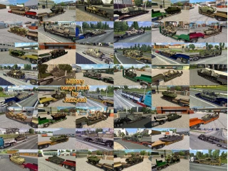 MILITARY CARGO PACK BY JAZZYCAT FROM ETS2 TO ATS V6.7.3 thumbnail 2