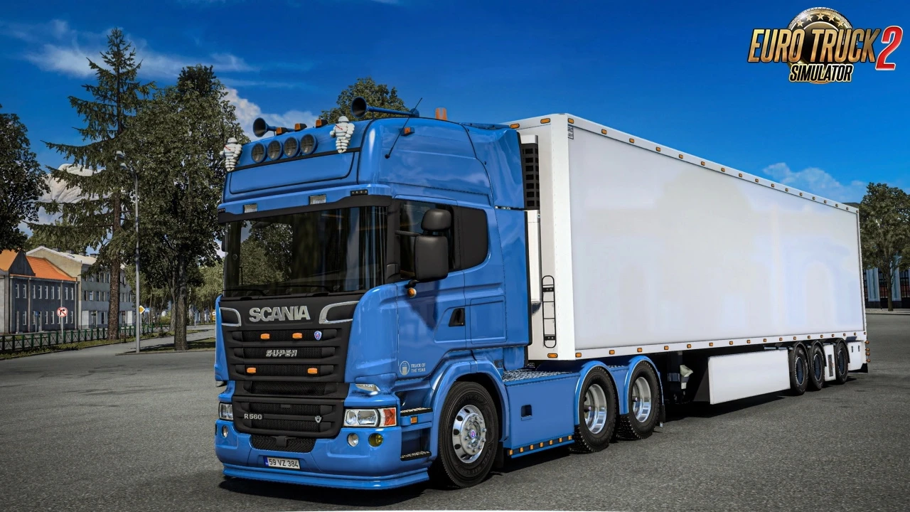 Scania 6 Series R560 Megamod + Trailer V1.0 - Ets 2