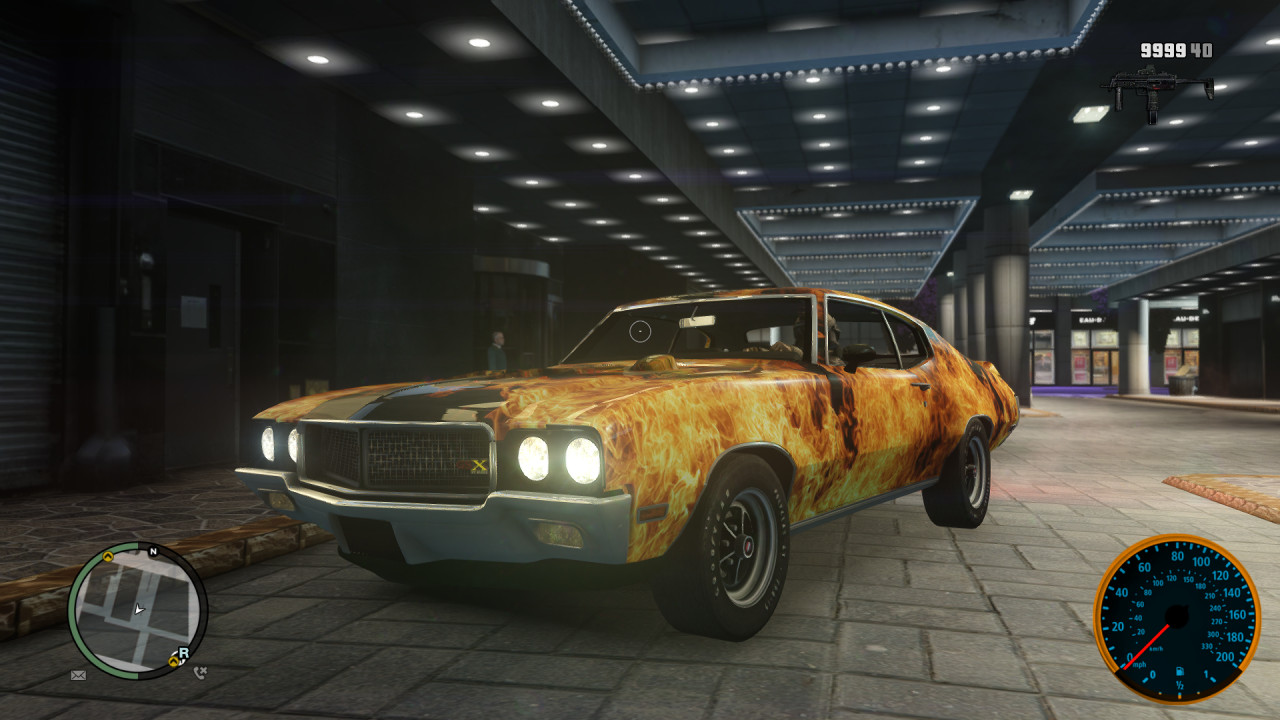 Buick GSX flame/skulls edition