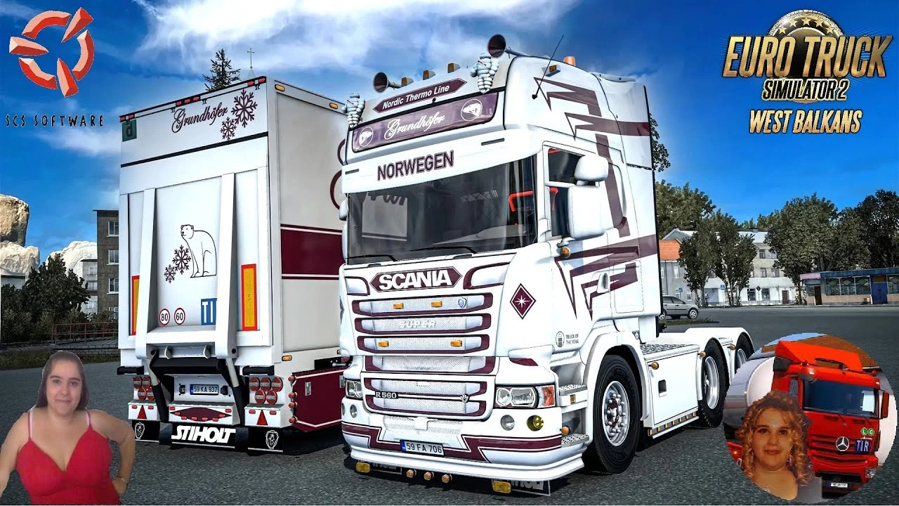 Scania 6 Series R560 Megamod + Trailer