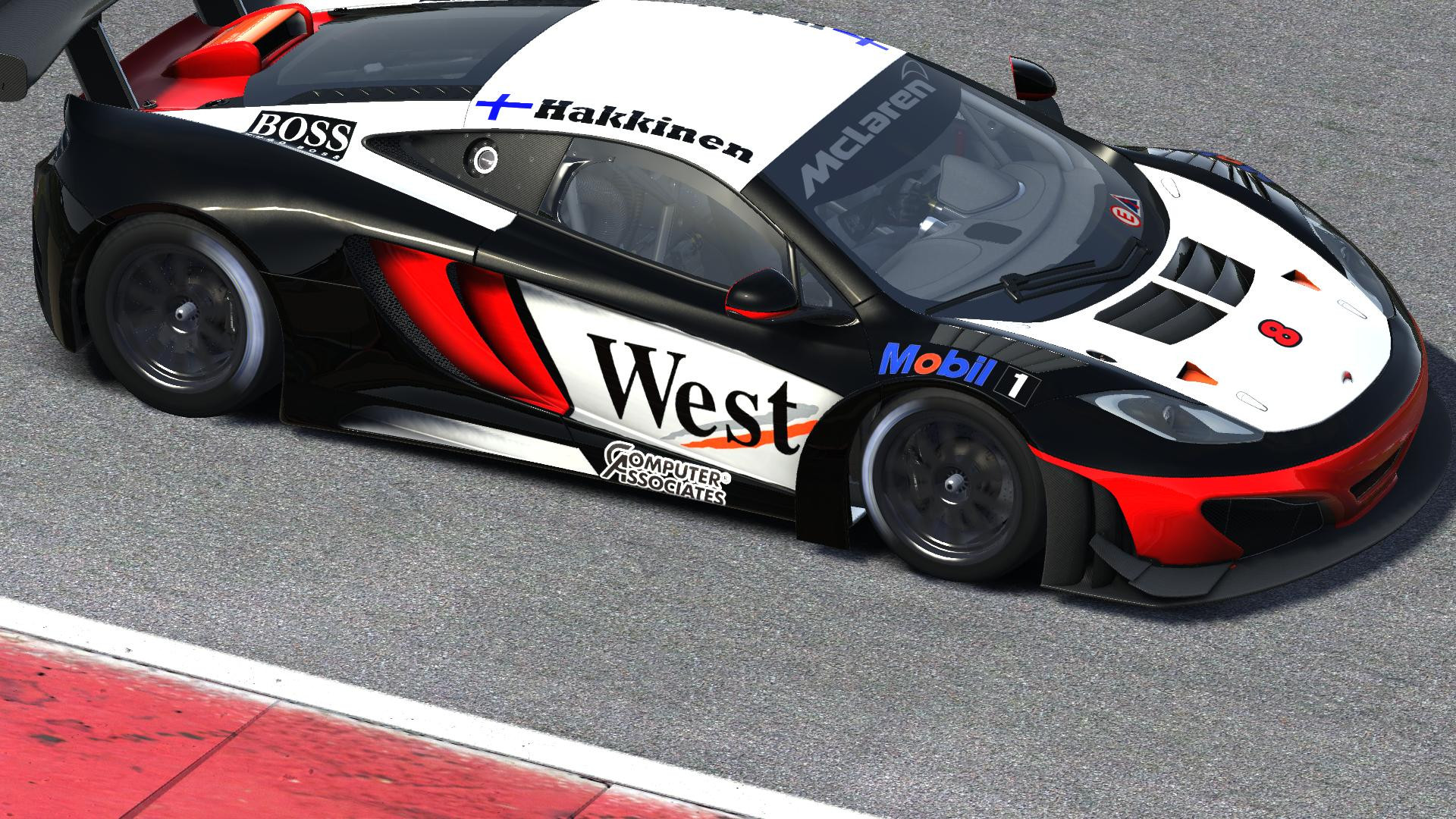 1998 West Mclaren Mercedes - MP4-12C GT3 Skin image 4