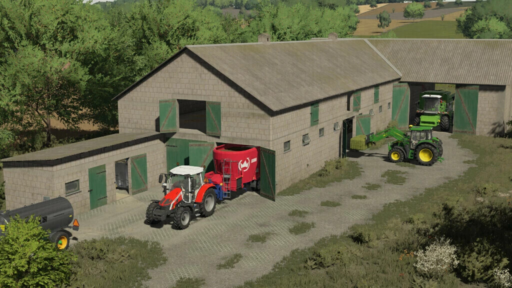 Big White Cow Barn