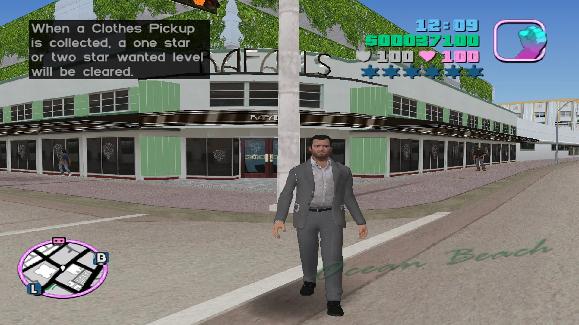 Michael De Santa in Vice City 1 - GTA: Vice City