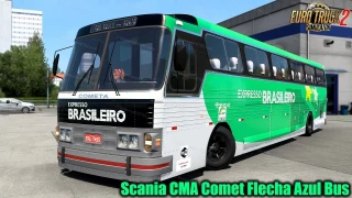 Scania CMA Comet Flecha Azul Bus v3.7 thumbnail 2