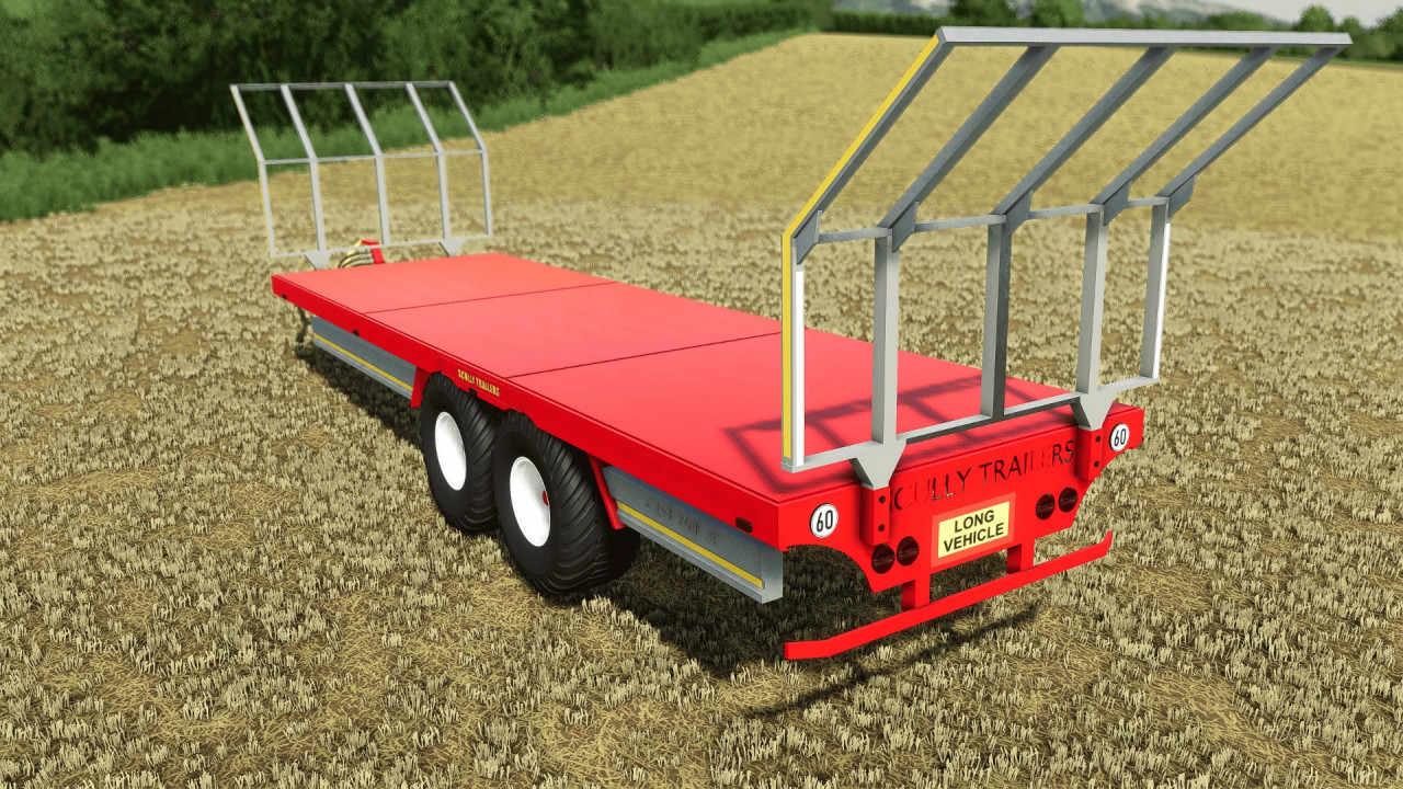 Scully 28ft Bale trailer