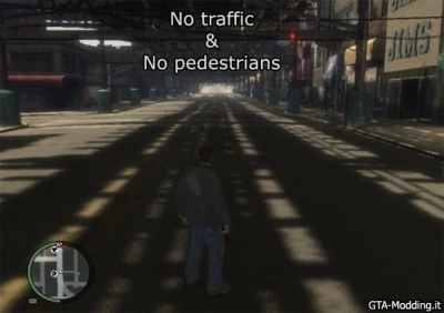 No traffic and no peds - GTA 4