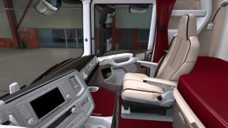 Interior Scania R & S White Red 1.0 thumbnail 4