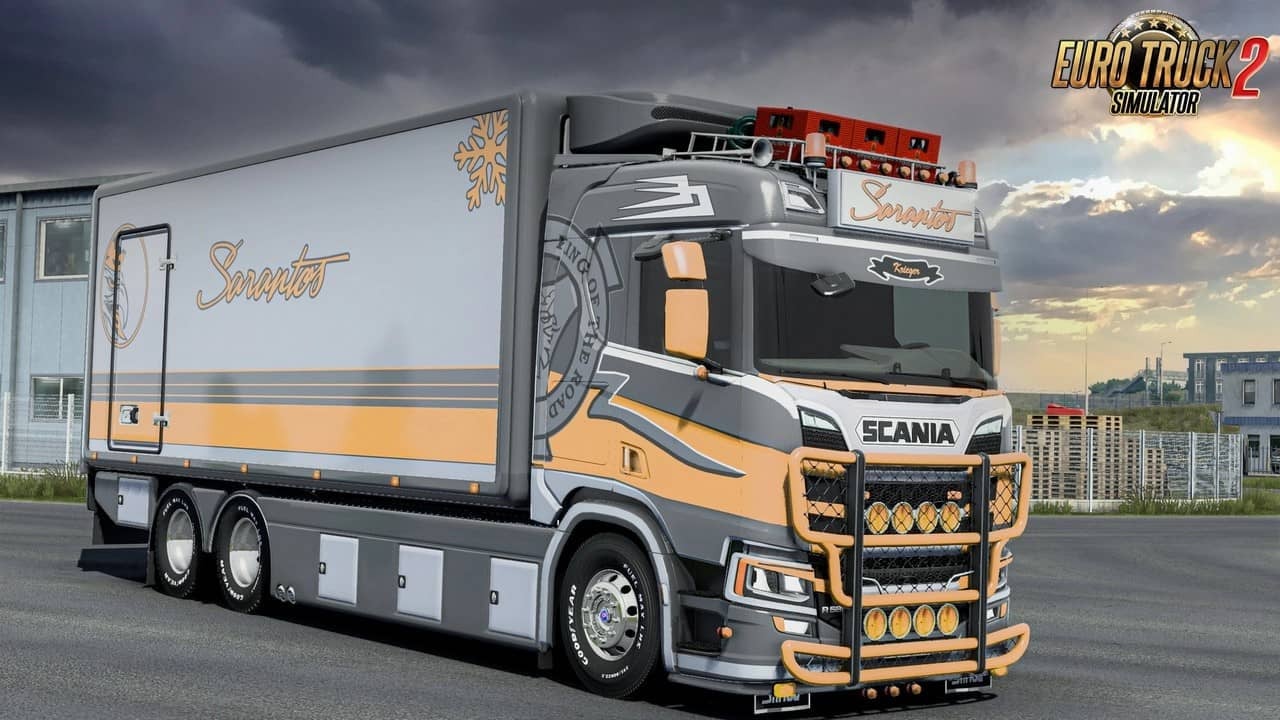 Scania R580 + Trailer Megamod