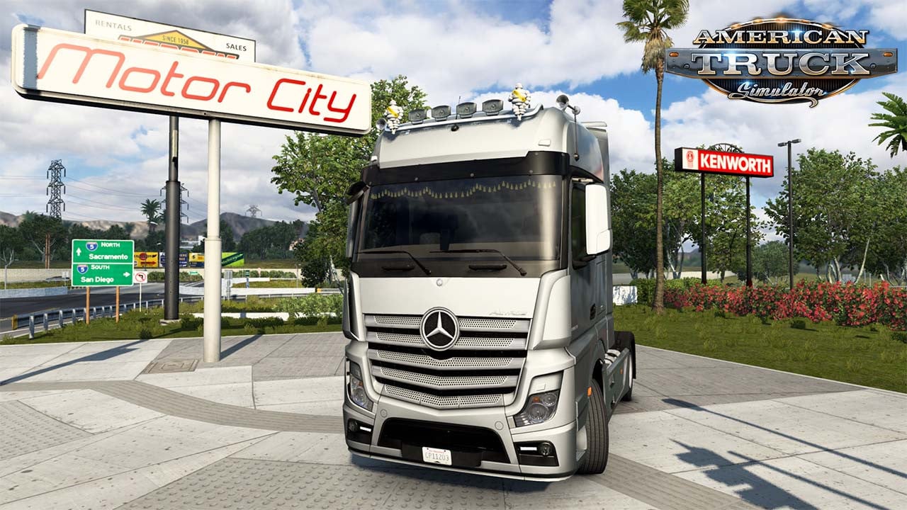 Mercedes New Actros 2014 by soap98 [ATS] v1.49.3