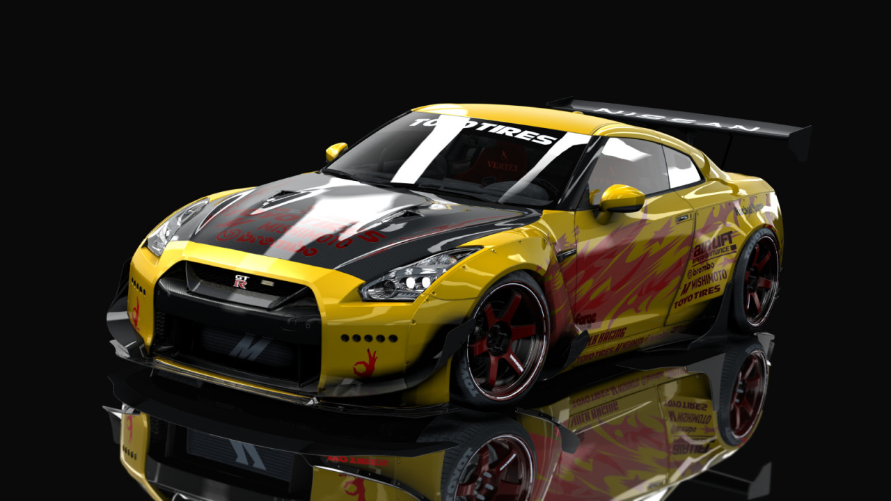 Nissan GT-R35 Rocket bunny By HitachiMedia & BucketRain