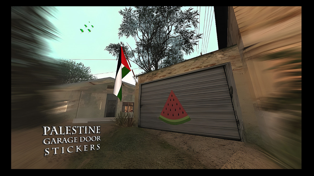 Palestine Garage Door Stickers v 1.0