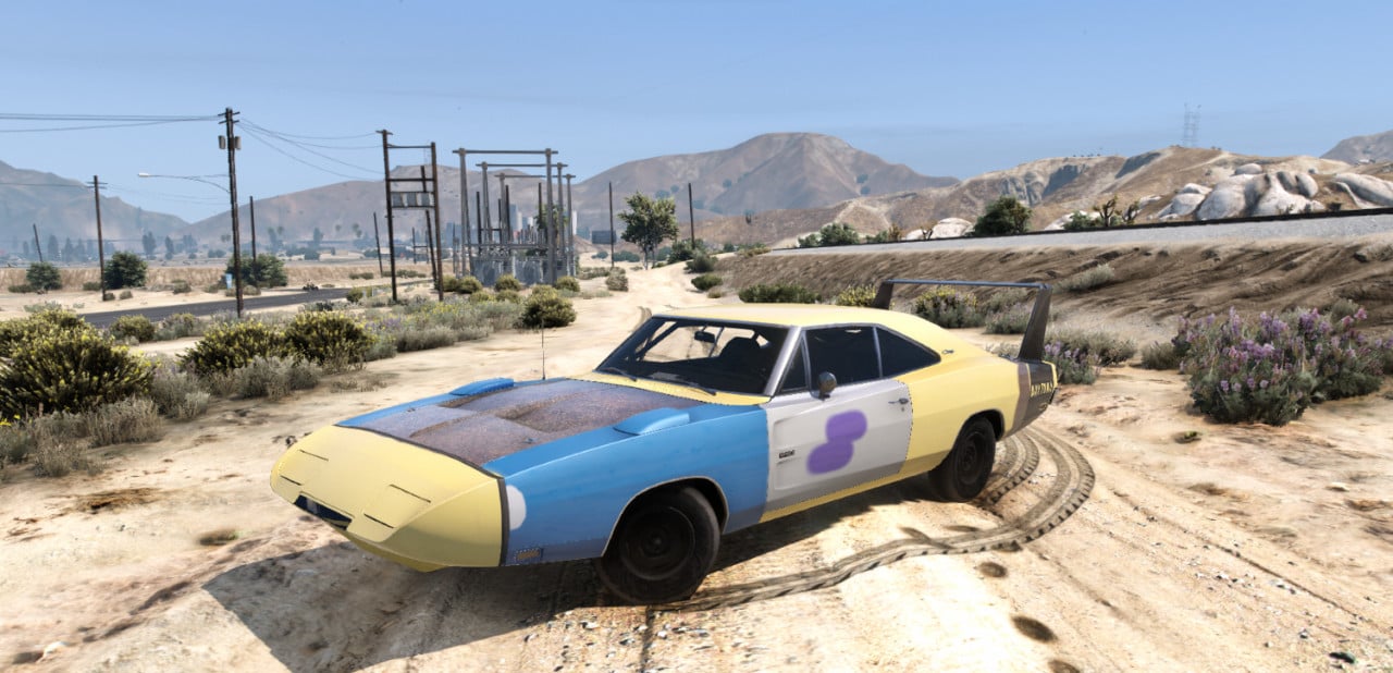 Joe Dirt Livery for Ohi's Dodge Charger 1969