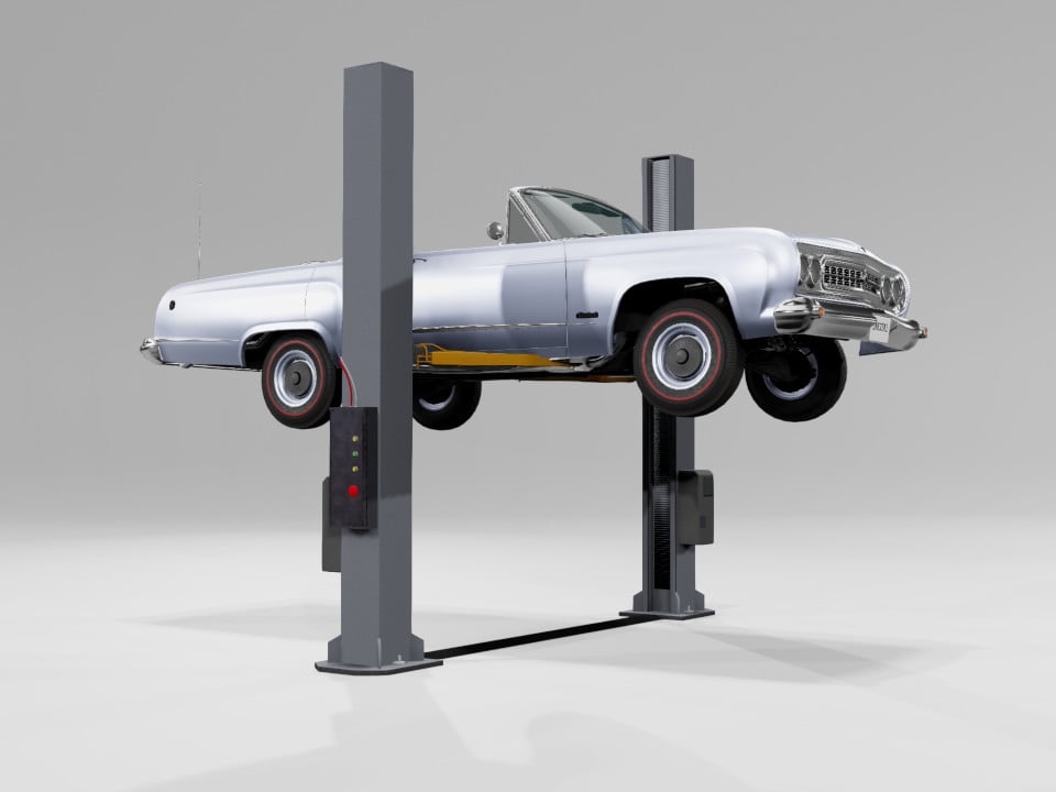 Mod Two-Post Lift Release For Beamng Drive