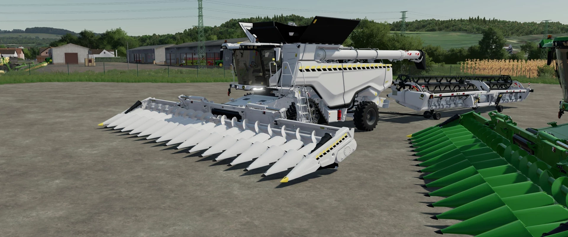 John Deere X9 White v 1.0