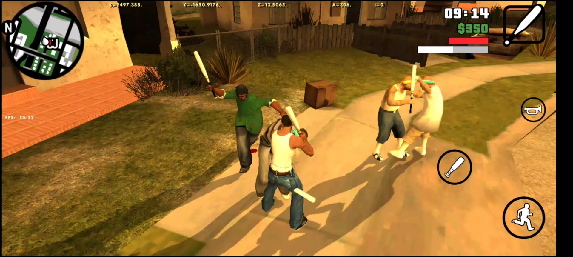 Ballas vagos vs aztic gang members cleo - GTA: SA