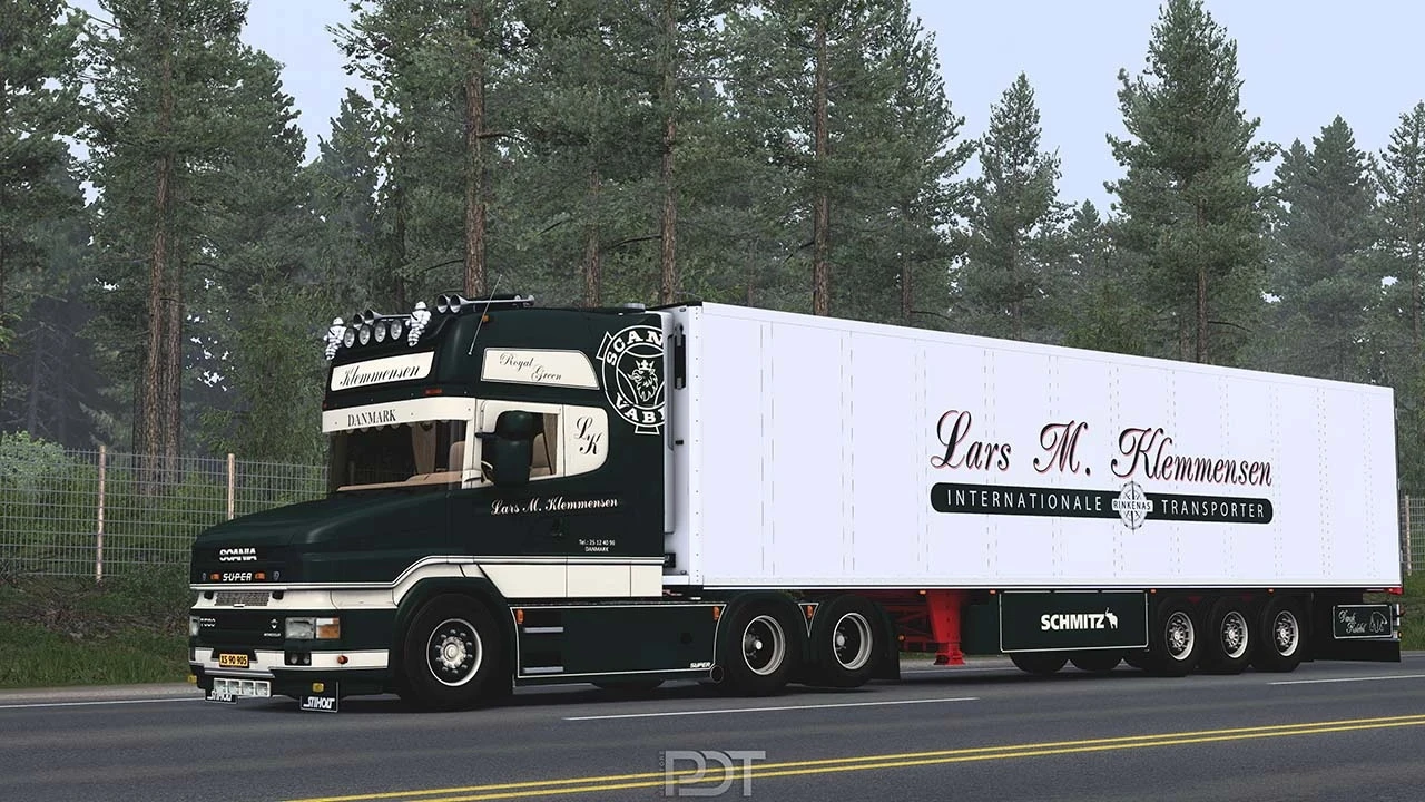 Scania T580 Klemmensen + Trailer