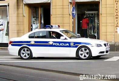 Croatian Police Unit Ford Crown Victoria