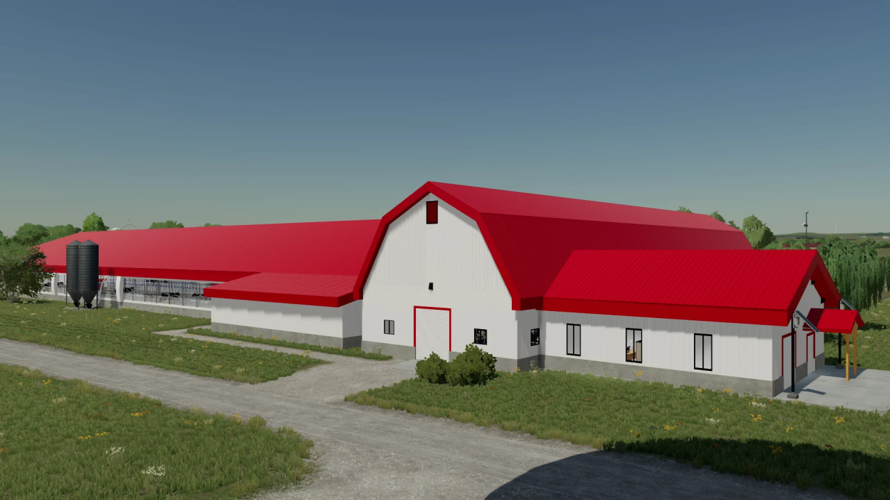 Cow Barn Red/White style