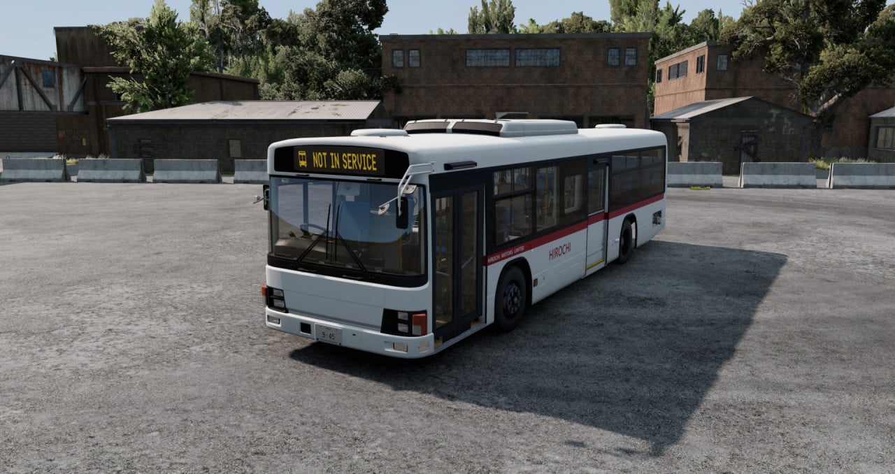 Mod  Hirochi Aero Japanese Bus Release For BEAMNG DRIVE 0.30.x