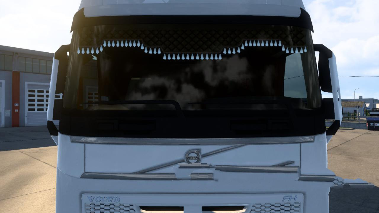 Animated curtains for Volvo FH16 2012