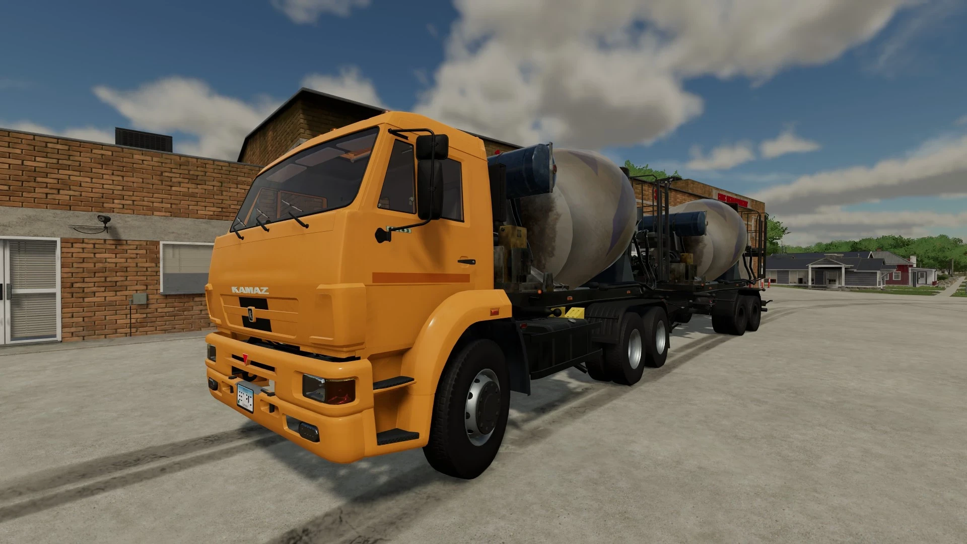 Kamaz 45143 concrete mixer v 2.0 - FS 22