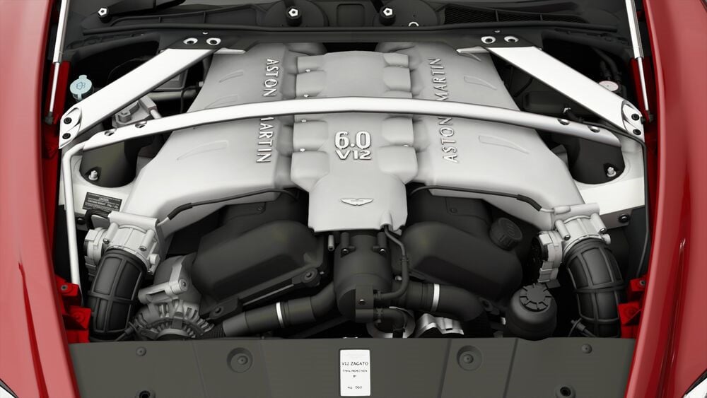 Aston Martin 5.9 V 12 Engine Sound