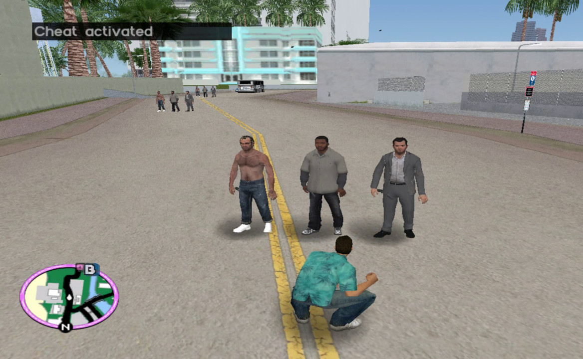 GTA V Characters In Vice City