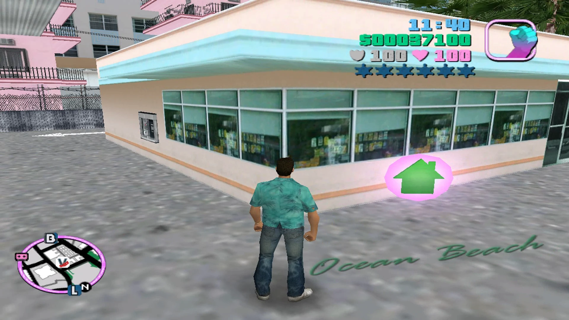 Car Wash And New Safe House 1 - GTA: Vice City