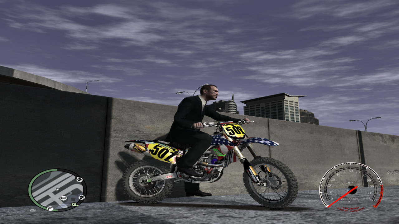 Monster KX USA Skin