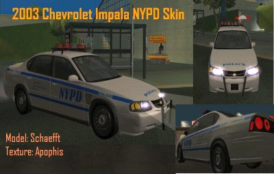 2003 Chevrolet Impala NYPD