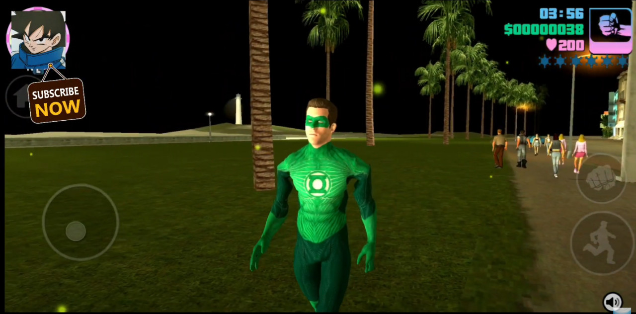 Green Lantern Skin Mod For GTA Vice City Android