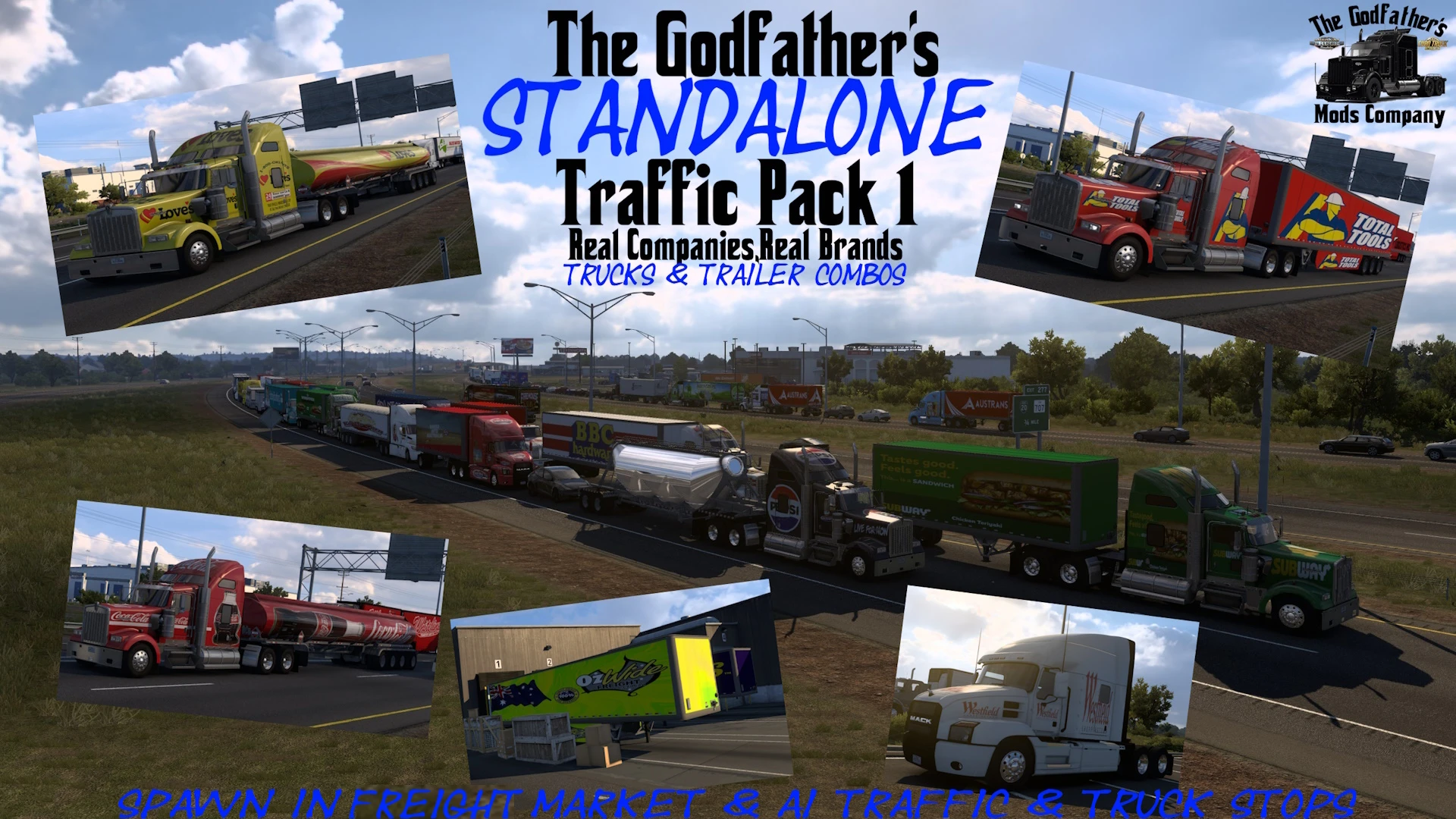 The Godfather's ATS Standalone Traffic Pack 1 1.0 - ATS