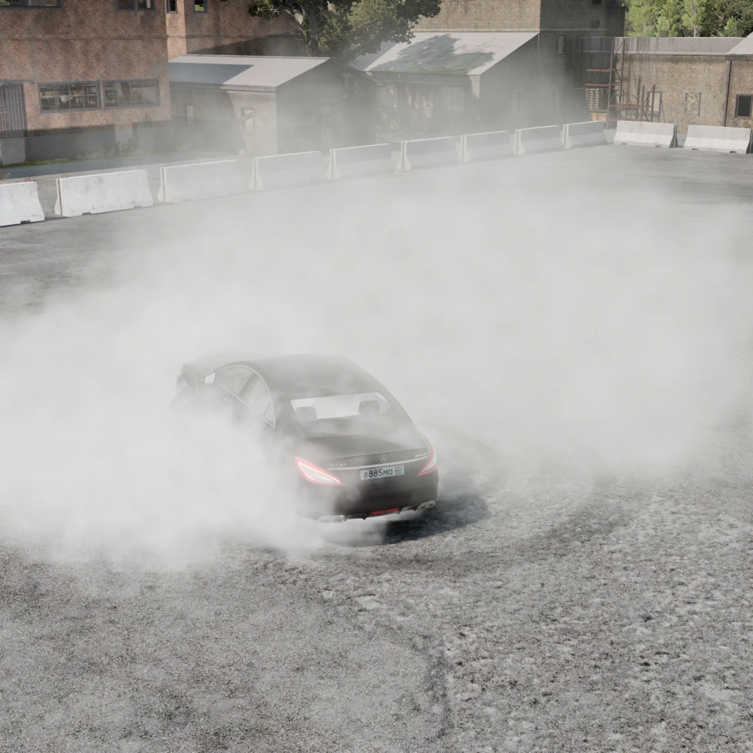 Upgraded tire smoke 1 BeamNG.drive