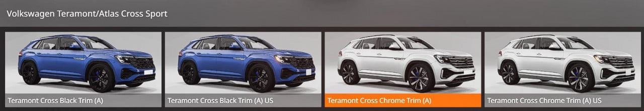 2024 Volkswagen Teramont/Atlas Cross Release