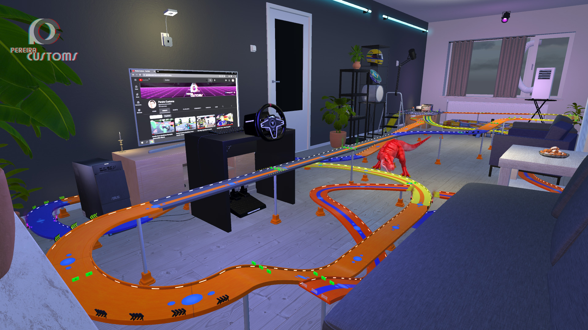 Pereira Customs (Hot Wheels) Racetrack image 5