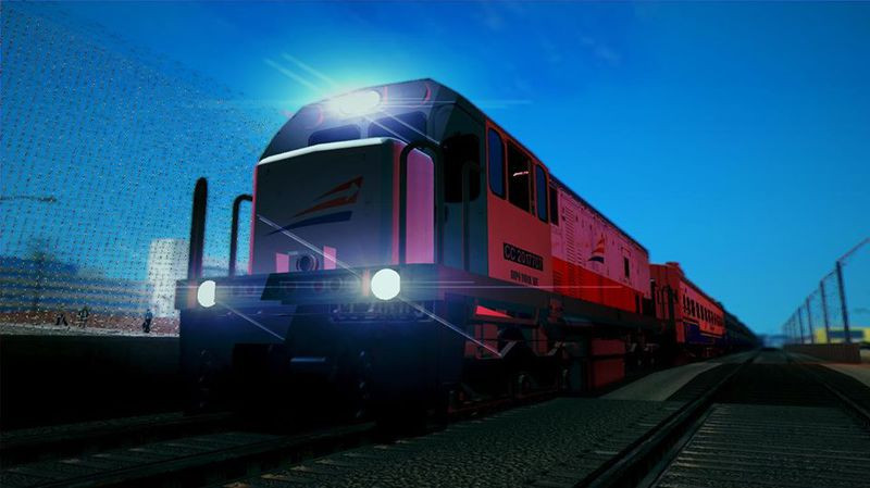 GE U18C CC 201 New Livery "Indonesian Locomotive"