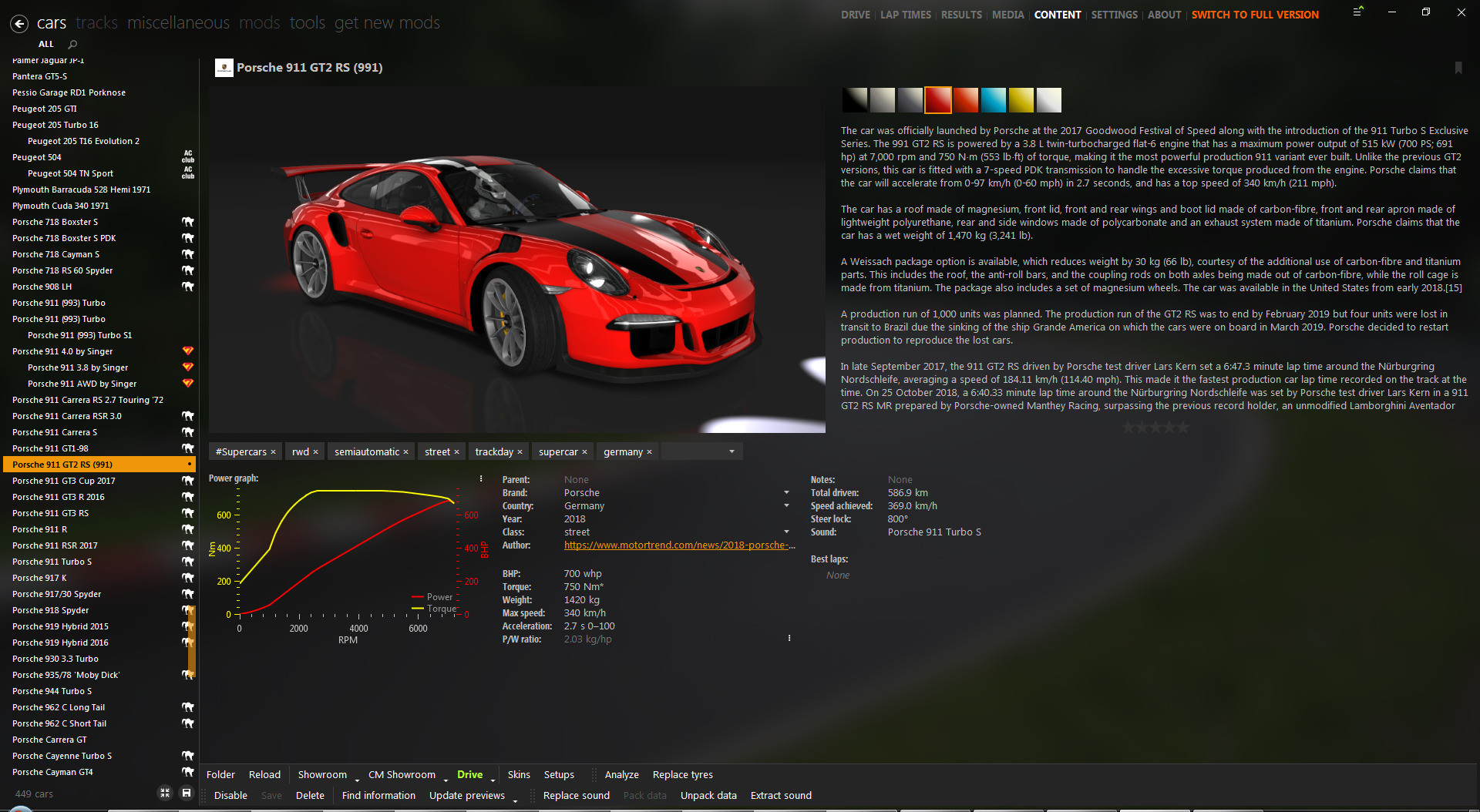 Porsche GT2 RS (991) ... image 1