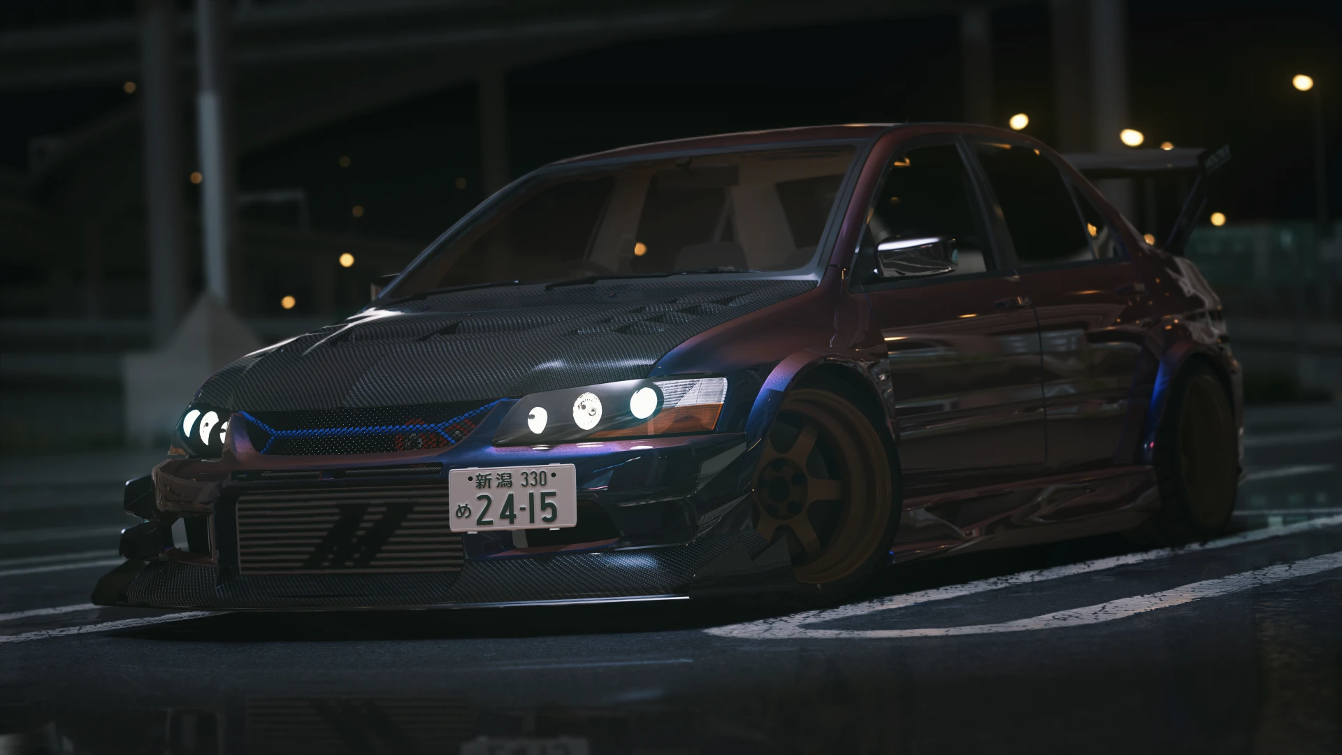 Mitsubishi Lancer Evolution IX Voltex (Midnight Evo) - Assetto Corsa