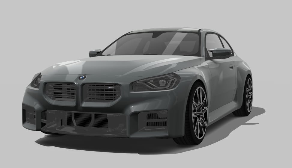BMW M2 COMPETITION (polish plate skin)