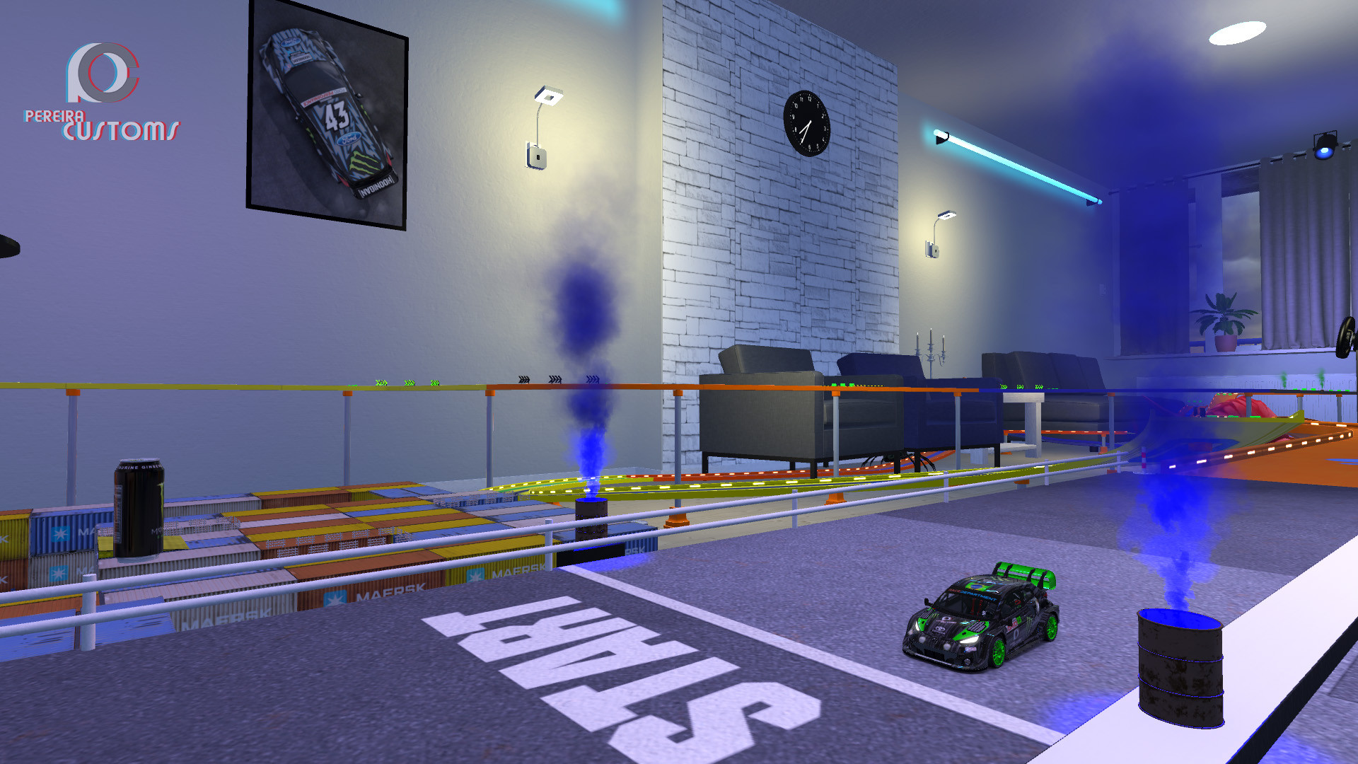 Pereira Customs (Hot Wheels) Racetrack image 1