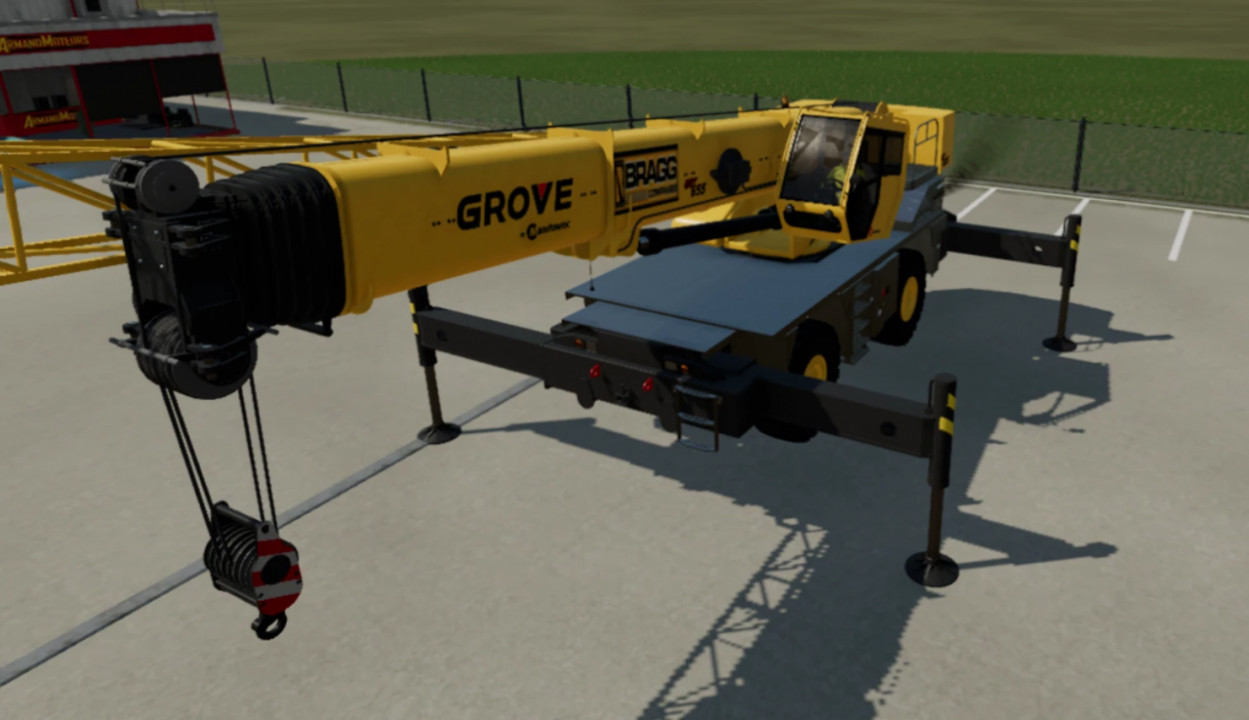Grove GRT 655 Rough Terrain Crane lift straps