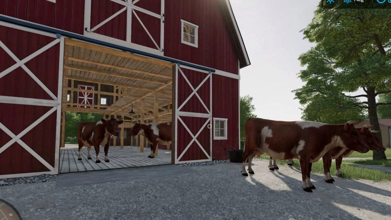 Placeable cow