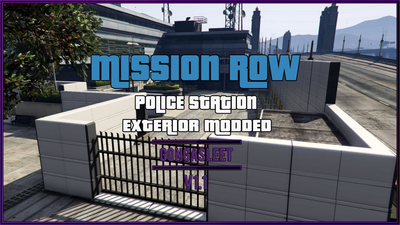 Police Station - Mission Row Exterior Modded