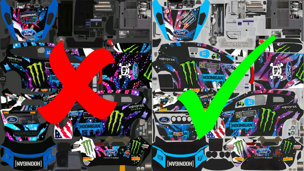 Ford Fiesta RS Ken Block Livery retextures