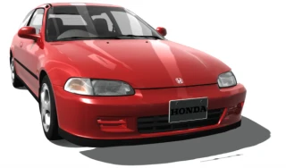 Download HONDA CIVIC EG6 JDM STOCK 1994-1995 with interior 1992-1993 ...