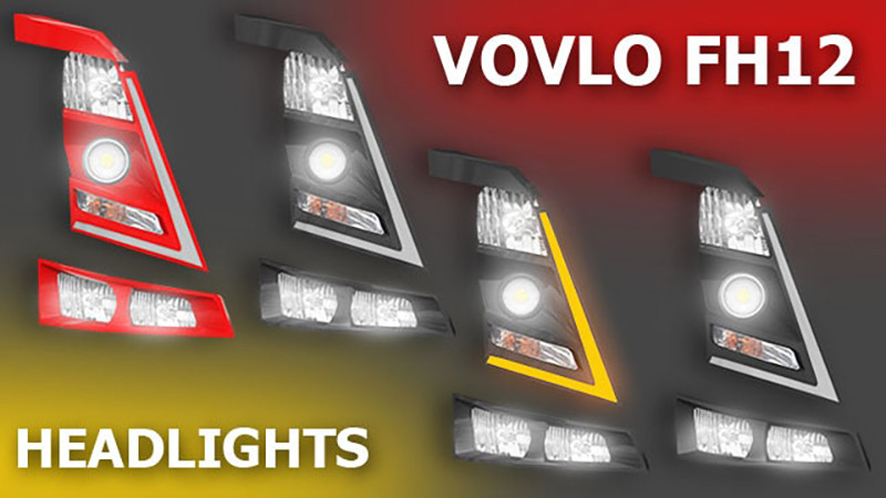 Volvo FH16 2012 HeadLights Rework