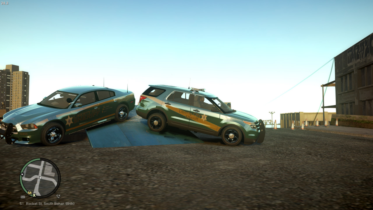 Sheriff Skin For VooDoobie's 2012 Slicktop Charger
