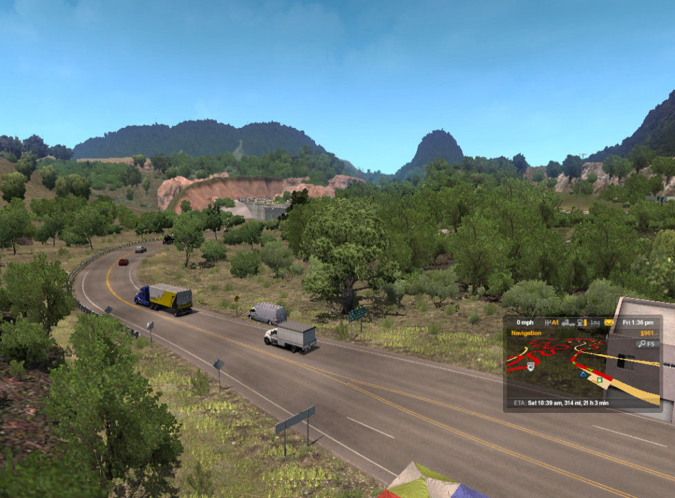Map Moutaion Road with Mercedes Sprinter 2015