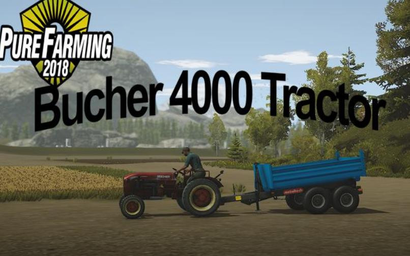 Tracktor Bucher 4000